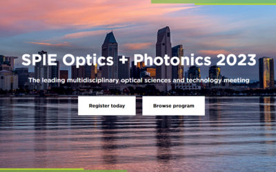 2023 年 8 月 22 ～ 24 日の SPIE Optics + Photonics イベントにイリディアンにご参加ください