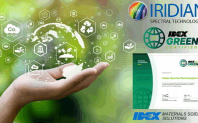 Iridian Achieves IDEX Green Certification, Strengthening Commitment to Sustainable Operations